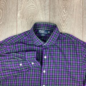 polo ralph lauren Button Down Long Sleeve Shirt Men's REGENT Classic Fit XL Pony